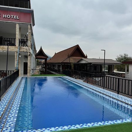A P S Moutain View Hotel Vang Vieng Exterior foto